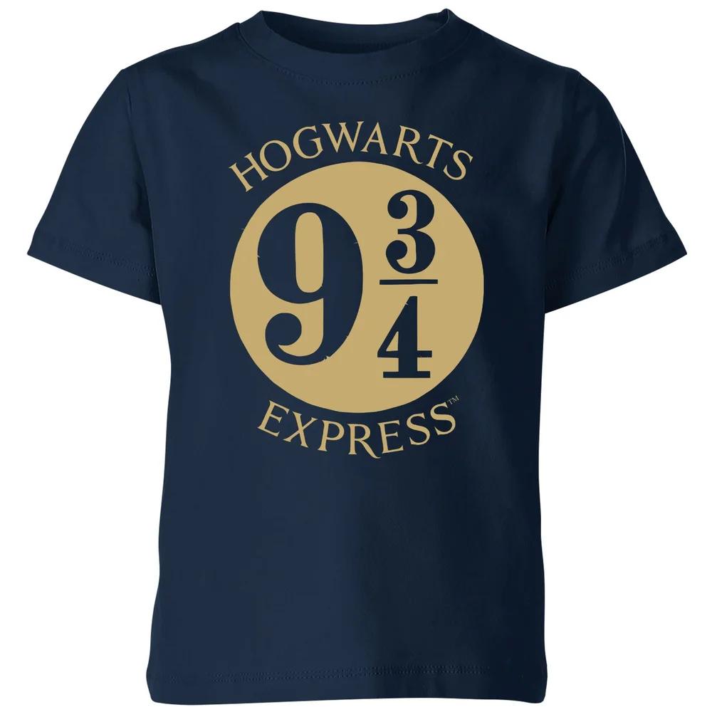 Harry Potter Platform Kids' T-Shirt - Navy - 3-4 Years