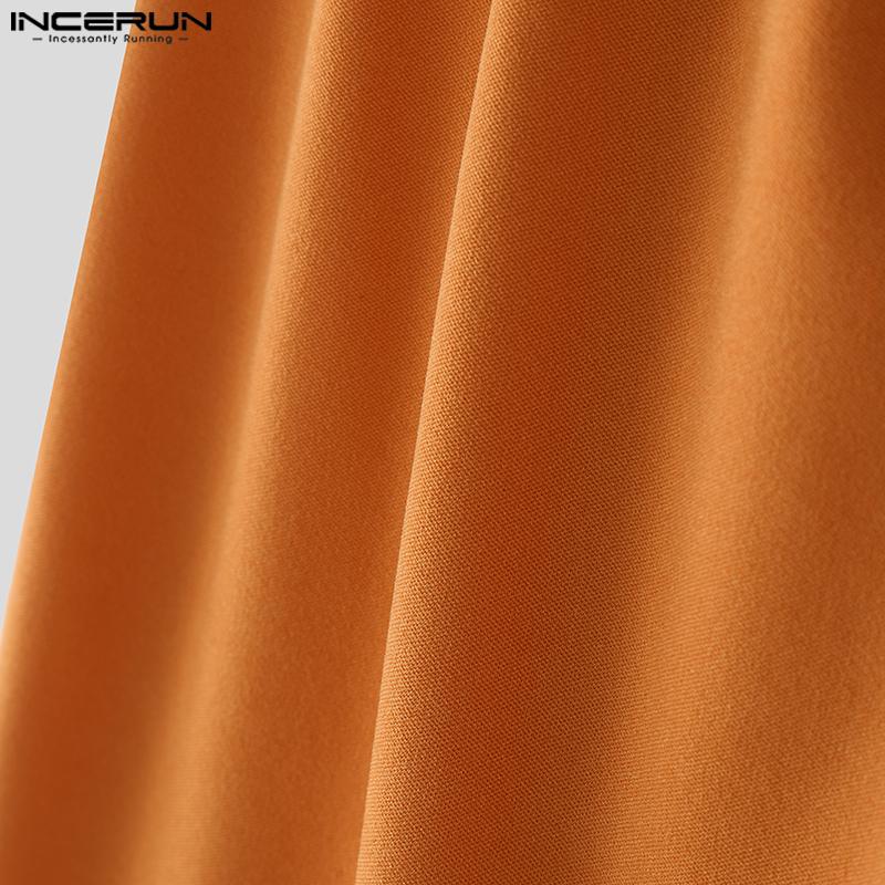 INCERUN Men Elastic Waist Cutout Patchwork Casual Sport Shorts Hot Pants