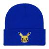 Autumn and winter cute cartoon embroidered knitted hat popular animal ear protection headgear