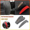 Leather Cow Suede Gear Shift Knob Cover Protector Case Frame Decoration for Porsche Cayenne 2004-2009 Auto Accessories
