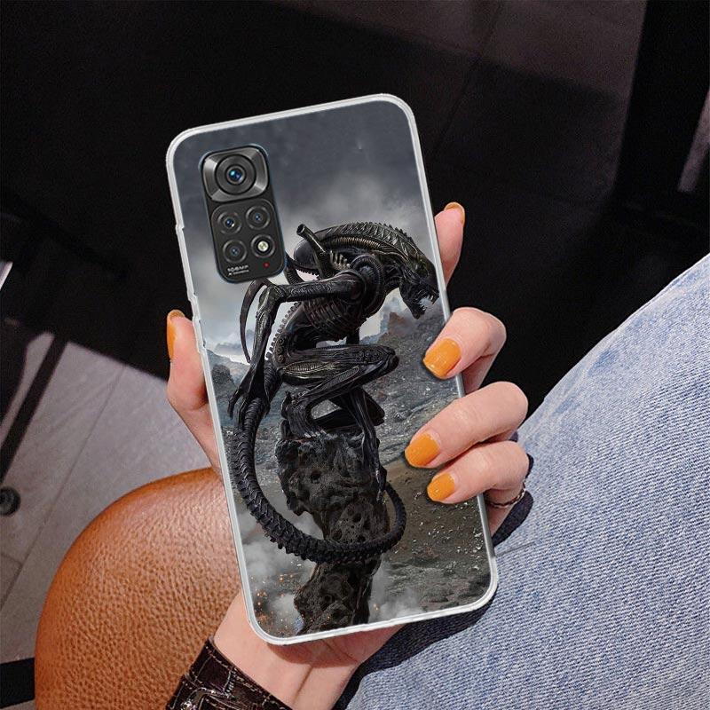 Раскрашенный чехол для телефона Alien Vs Predator для чехла для телефона для Xiaomi Redmi Note 15 14 14S 13 Pro Plus 12 12S 11S 11E 10S 10 11T 5G Uni