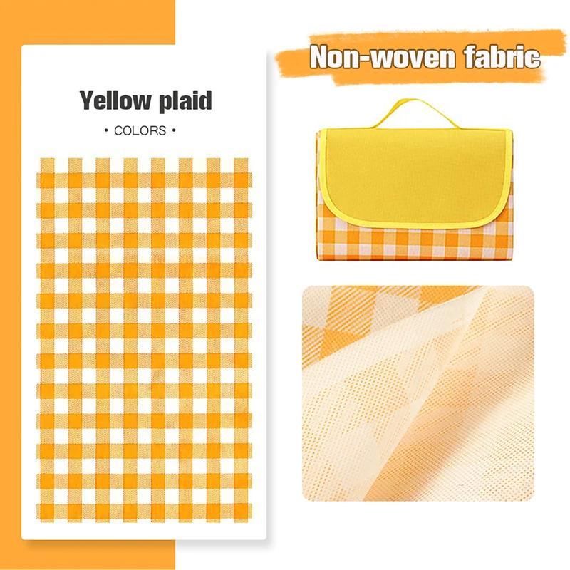 Складной коврик для пикника, портативный коврик для песка и пляжа, нетканый материал, утепленная палатка, одеяло для кемпинга, влагостойкий коврик для пикника на открытом воздухе