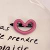 Super Cute Pink Beige Heart-shaped Pentagram Hair Clip Kawaii Korean Stars Hairpin Hairpin For B8B7
