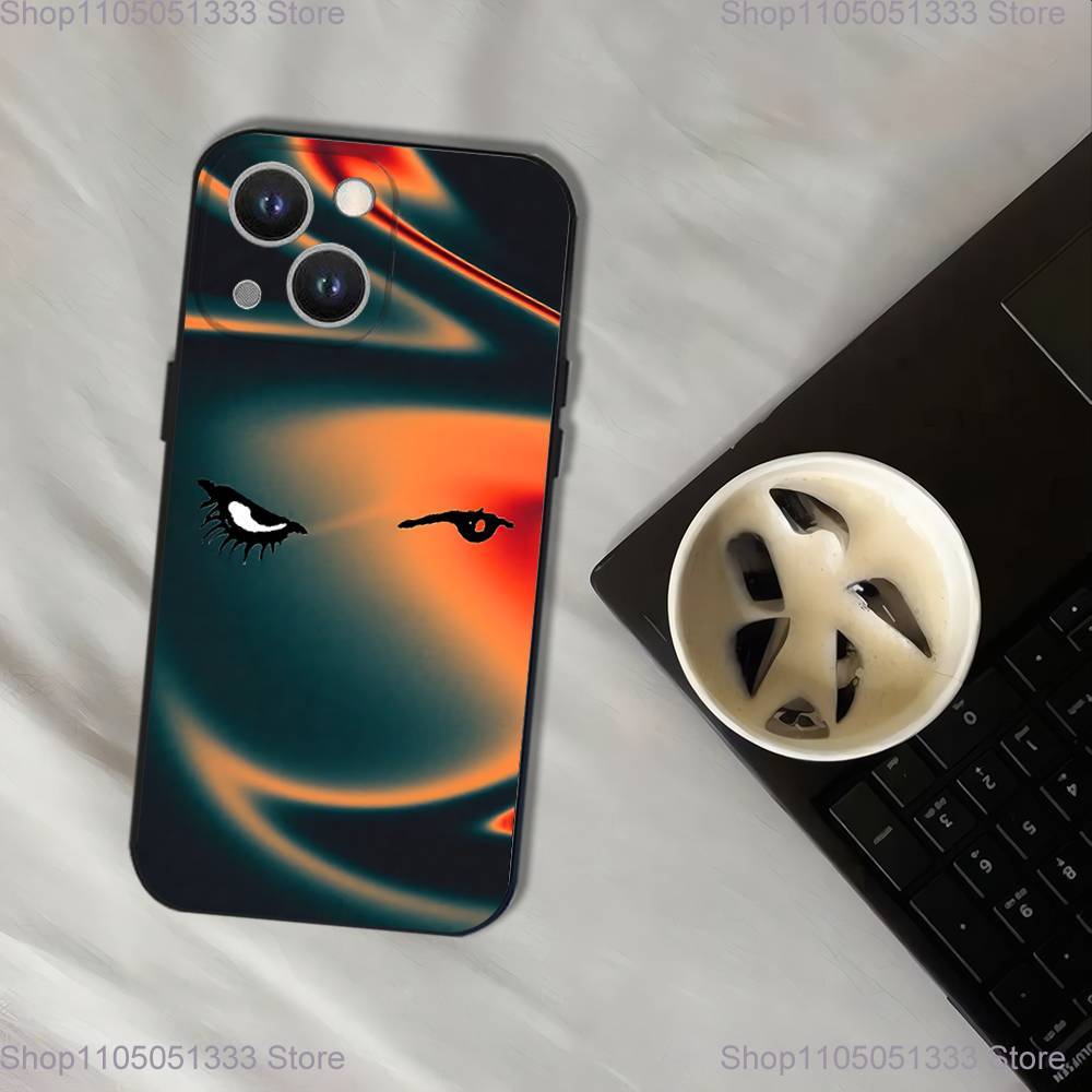 Чехол для телефона C-Clockwork O-Orange для iPhone 17,16,15,14,13,12,11,Pro,XS,Max,XR,Plus,E,SE4,Mini Черный Мягкий Чехол