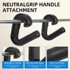 Neutral Grip Handle Hook Fitness Handle Multi-Function Pulls Up Handle Resistance Band Handle for Barbell Pull-up Bars
