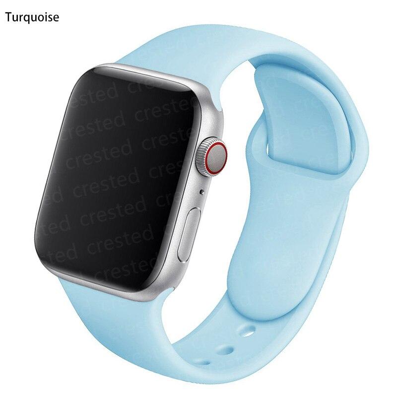 Спортивный браслет-ремень, силиконовый ремешок для Apple Watch, ремешок 8, 7, 41 мм, 45 мм, SE 6, 44 мм, 40 мм, 38 мм, 42 мм, резиновый мягкий ремешок для часов iWatch серии 5, 4, 3, 2, 1