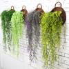 Искусственное подвесное растение, реалистичное искусственное плакучее растение, многоразовое искусственное растение с длинными стеблями для внутреннего и наружного декора подвесной корзины для горшка