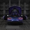 2024 CaiPo Z06 Kerbette Литой Модель Гоночного Автомобиля с Открывающимися Дверями, Звуком и Светом