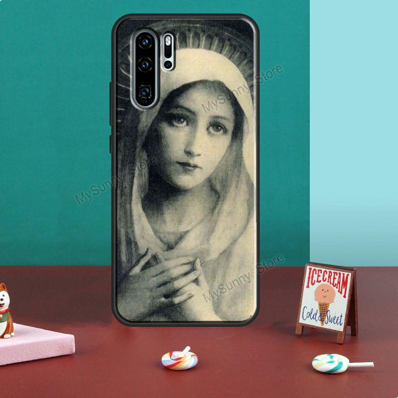 Holy Mother Virgin Mary Christian Case For Huawei P30 P40 P20 Pro Mate 20 10 Lite Honor 50 10i 20 9 8X P Smart 2019 Z Nova 5T