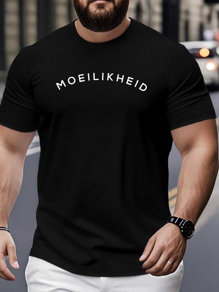 Happy St Patrick S Day Men's Casual Grew Neck Short Sleeve T-Shirt for Summer, PLUS SIZE
