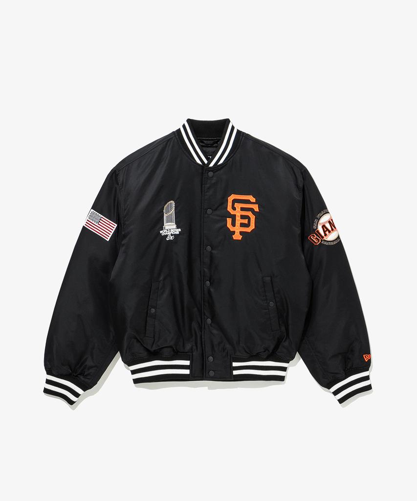 New Era Mlb San Francisco Giants World Series Champions Jacket Black