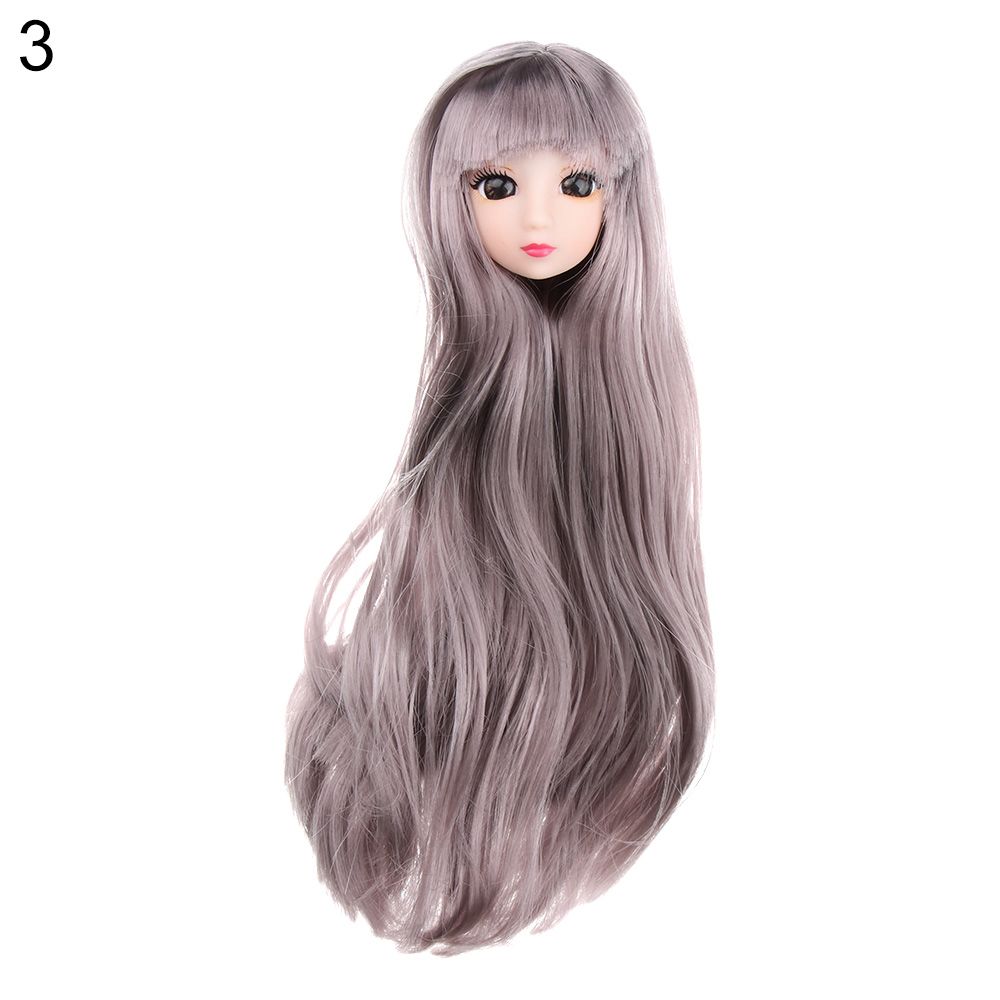 Игрушки Длинные прически 1/6 BJD Кукольная голова DIY Головной убор 30 Кукольные суставы Древние Кукольные аксессуары