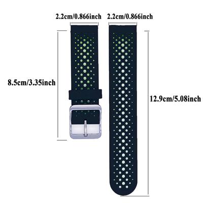 22 мм спортивный силиконовый ремешок для часов для Garmin Venu 3 2 Vivoactive 4 Forerunner 965 955 945 935 Сменный ремешок Аксессуары для часов