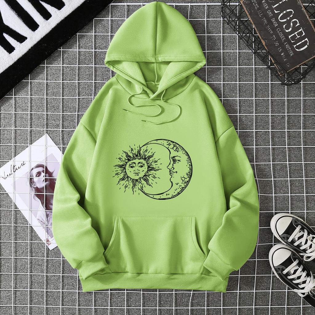 Mingxin cross-border foreign trade pattern women's clothing supply chain new 2026 autumn and winter fleece jacket loose long-sleeved sweater