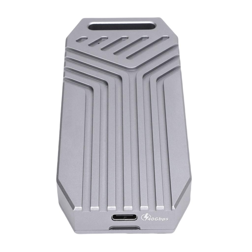 Корпус для SSD USB 4.0 из алюминиевого сплава со встроенным вентилятором, 40 Гбит/с, корпус для NVMe M.2 SSD, подходит для Thunderbolt 3 4