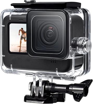 Чехол FitStill Housing Case совместим с Go Pro HERO 10 HERO 9 Black водонепроницаемый и пылезащитный защитный корпус для погружения на глубину до 60 м, совместимый с Go Pro