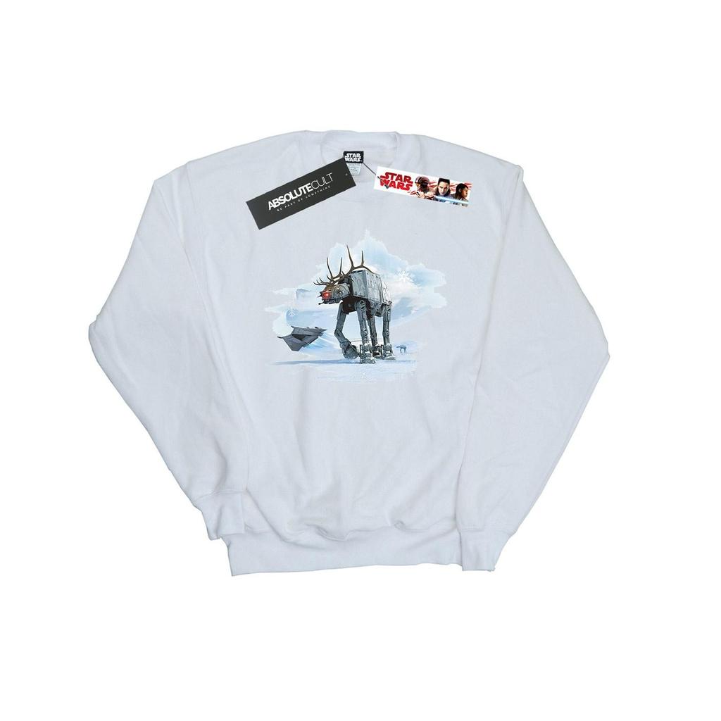 STAR WARS Boys Christmas AT-AT Reindeer Sweatshirt