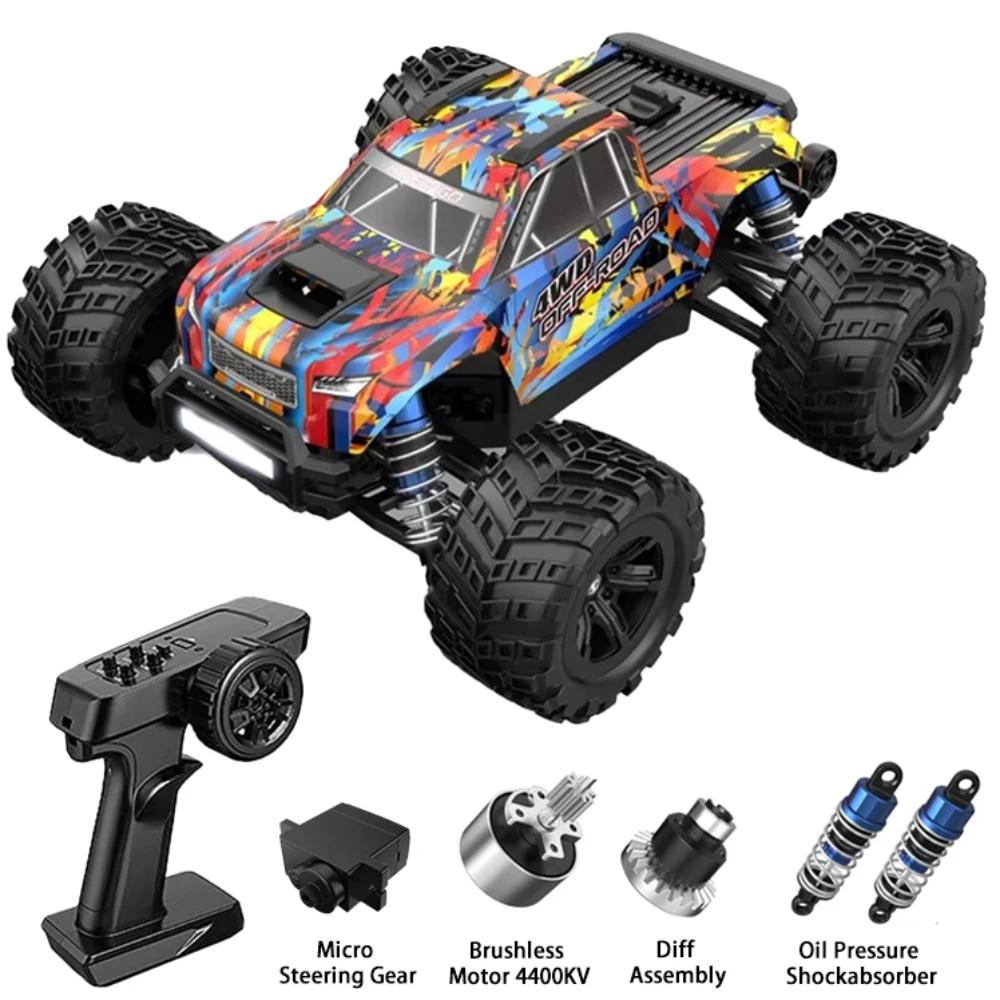 Радиоуправляемая машина Hyper Go MJX 20208 1/20 Бесколлекторная Профессиональная Радиоуправляемая Гоночная Машина 2.4G 4WD Высокоскоростная с Дистанционным Управлением Внедорожный Гусеничный Трагги Игрушки