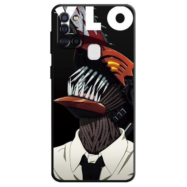 Мягкий чехол из ТПУ для Samsung Galaxy A50 A03s A04s A10s A03 Core A04 A02s A10 A20e A70 A40 A02 A01, чехол с рисунком «Человек из бензопилы» в стиле аниме