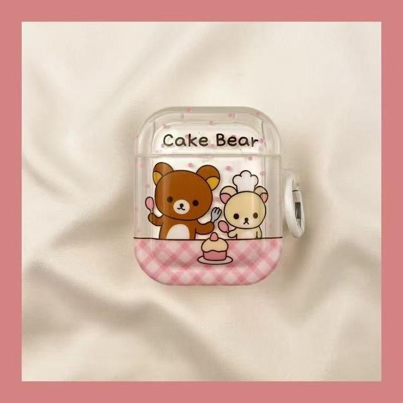 Cute Chef Bear for AirPods Pro 1 Generation 1 Generation Headphone Case AirPods 1 Generation Bluetooth Case