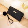 Spring and Summer New Simple Multi Card Clutch Bag for Women Versatile Large Capacity Practical Long Embroidered Wallet Wallet