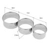 3 шт. нержавеющая сталь обертки для пельменей формы для изготовления маленьких средних Laege круглой формы для резки