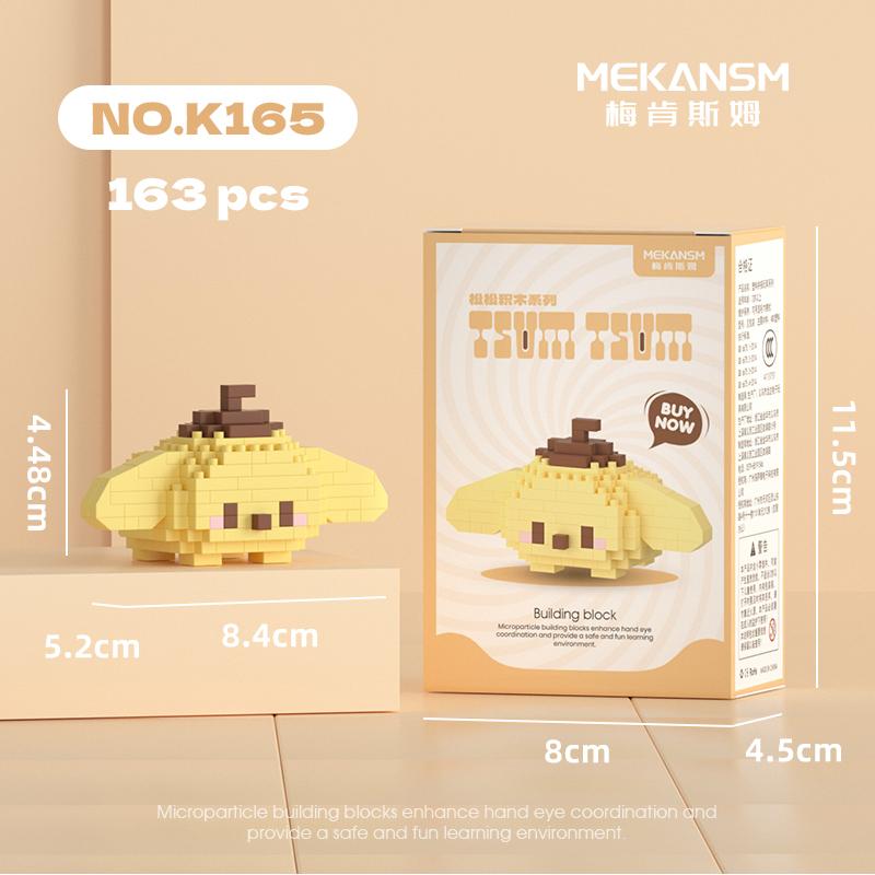 Мини строительные блоки Disney Sanrio, фигурки аниме, бриллиантовые кубики, Микки Маус, Минни Маус, Дональд Дак, Хелло Китти, DIY игрушки, подарки на фестиваль