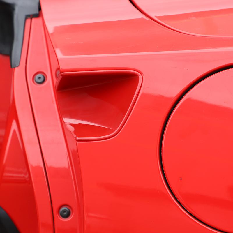 For Chevrolet Corvette C7 2014-2019 ABS Carbon Fiber Style Door Outer Handle Bowl Cover Trims Sticker Car External Accessories