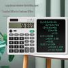 Двухрежимный солнечный бизнес-калькулятор с доской для рукописного ввода - Большой экран и функция голосового озвучивания