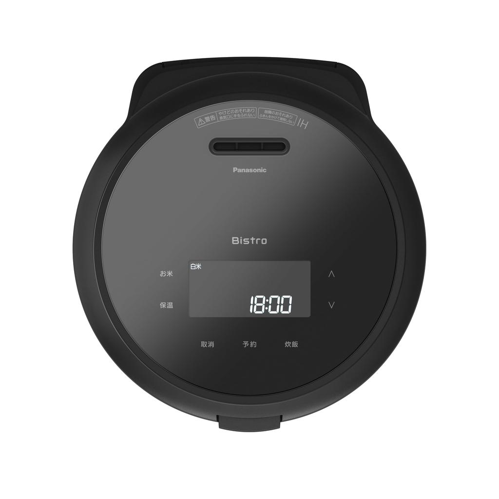 Panasonic Rice Cooker Cups Black Bistro Takumi AI Makes Rice Fluffy and Grainy 5.5 SR-W10BB-K