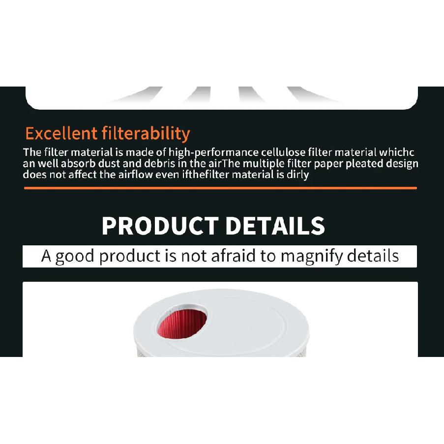 JSBM Motorcycle Accessories Air Filter For Daelim Daystar 125 VL125 17213-BA1-0000 Engine Intake Cleaner Element
