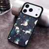 Space Happy Cats Phone Case For iPhone 17,16e,15,14,13,12,11,Mini,Pro,MAX soft Silicone Cover
