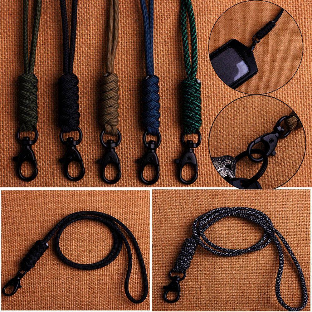 20 Styles Paracord Keychain High Strength Emergency Survival Backpack Key Ring Outdoor Tool