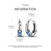 New 925 Sterling Silver Earrings Butterfly Turtle Wings Stars Moon Star Hoop Earring for Women Making Jewelry Gift