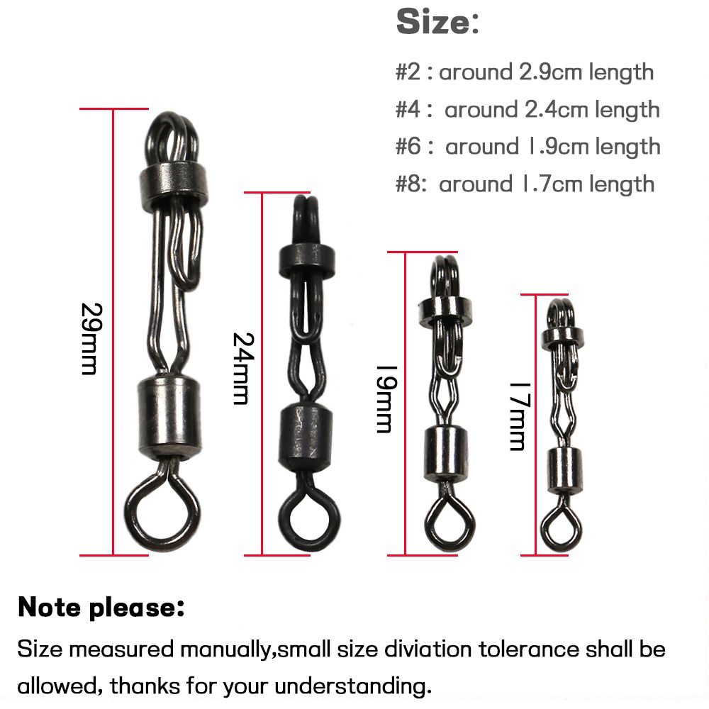 10 шт./уп. Прочный терминал в форме восьмерки, соединитель для рыбалки с цельным кольцом, вертлюжки с вращением, застежки