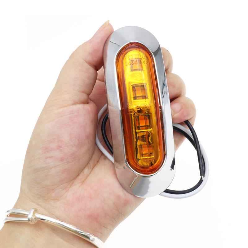 10 шт., 12 В/24 В, 9/6/4 светодиодов, водонепроницаемые, боковые габаритные огни, задний фонарь, автомобиль, грузовик, прицеп, задние фонари, парковочные огни, красный/белый/амер