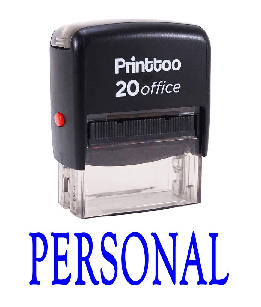 Printtoo Office Стационарные ЛИЧНЫЕ Самоклеящиеся резиновые штампы на заказ