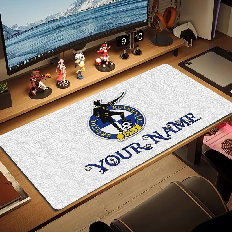 Bristol Rovers F.C Print Cushion Non-slip Laptop Tablet Big Mousepad XXL Mat Mini PC Playmat With Lock edge