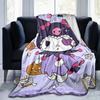 1pc Halloween Costume Kuromi Blanket, Seasonal Home Decorative Throw for Room, Soft Warm Bedding Gift Idea for Family and Friend, Living Room, Travel,