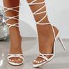 Summer New Fashion Round Toe Open Toe Sandals Women Cross Strap Sandals Women Gladiator Beach Flip Flops Zapatos Mujer