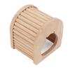Hamster Wooden Arch House Dome Roof Wooden Hamster Arch Hut for Mice Chinchillas Guinea Pigs