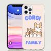 Cartoon Corgi Cute Dog Phone Case For iPhone 17 Air 16 15 Plus 11 14 Pro Max 13 Mini 12 7 8 + SE Pattern Art Customized Cover 17