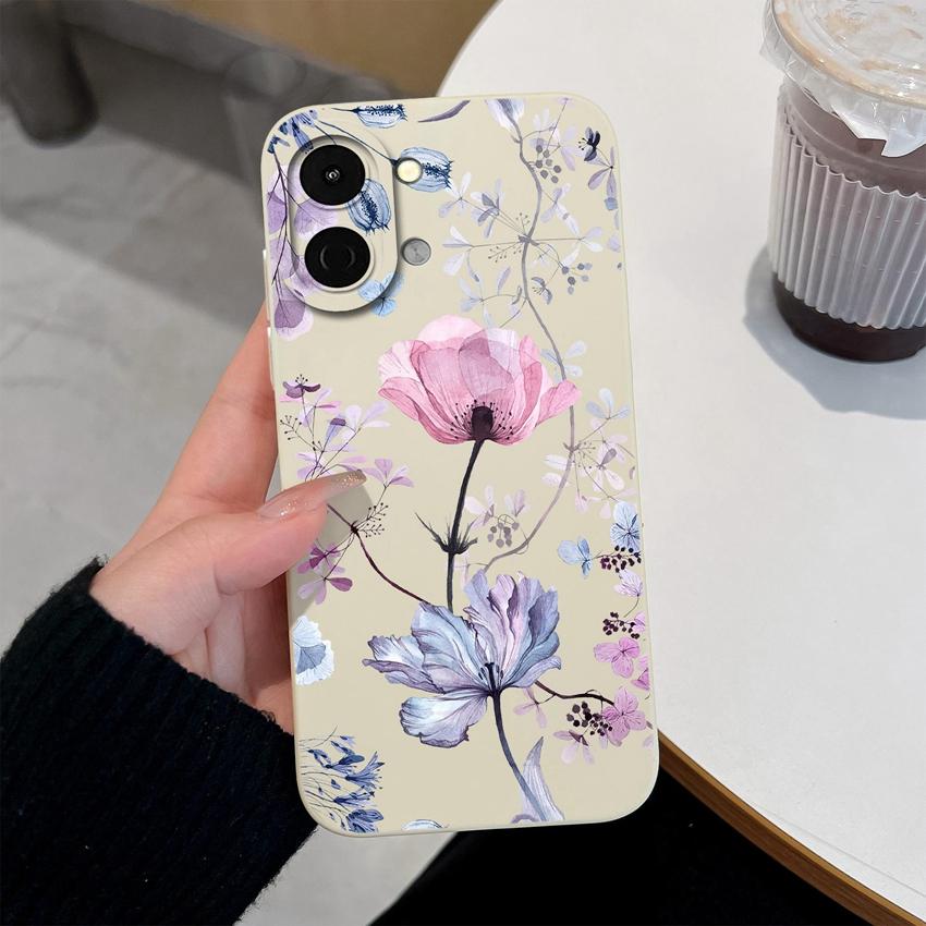 Красивый задний чехол для Tecno Spark Go 3 2 1S Pova 7 Ultra Pro Spark 40 40C 30 Чехлы для телефона Милый Авокадо Красивые Цветы Чехол Мягкий Силикон Противоскользящий Чехол
