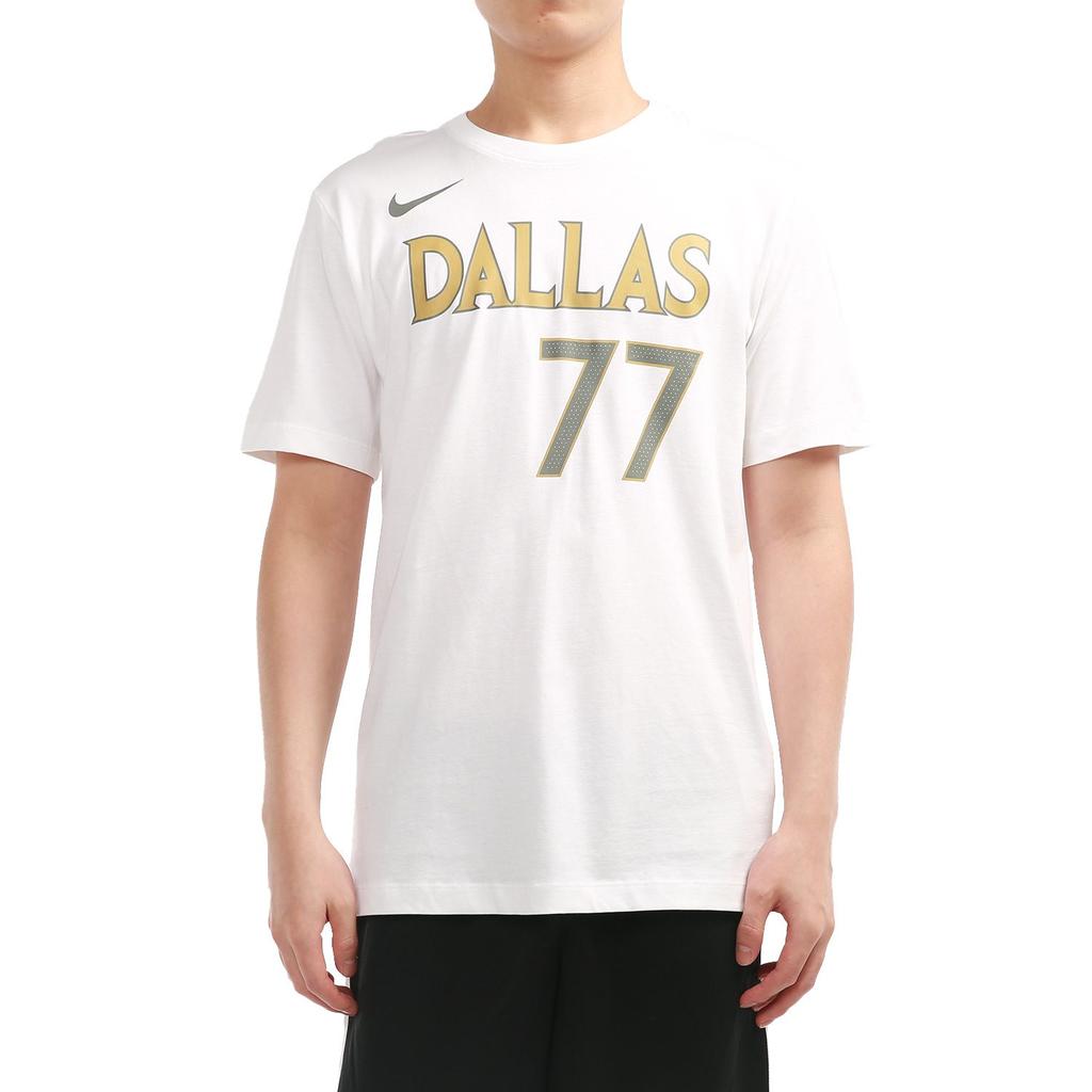 Nike T Shirts Men's White Crew Neck Moderate Straight Fit CT9770-101