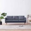 VidaXL 3-seater Sofa Dark Grey Fabric Living Room Sofa Living Room Furniture 242221