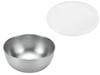 Yokoyama Tsubame-no-Takumi Stainless Steel Bowl, 15cm, with Silicone Lid, ETF-302, Silver