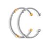 Trend Simple Personality Twist Steel Wire Opening Adjustable Creative Design Bracelet Titanium Steel Jewelry