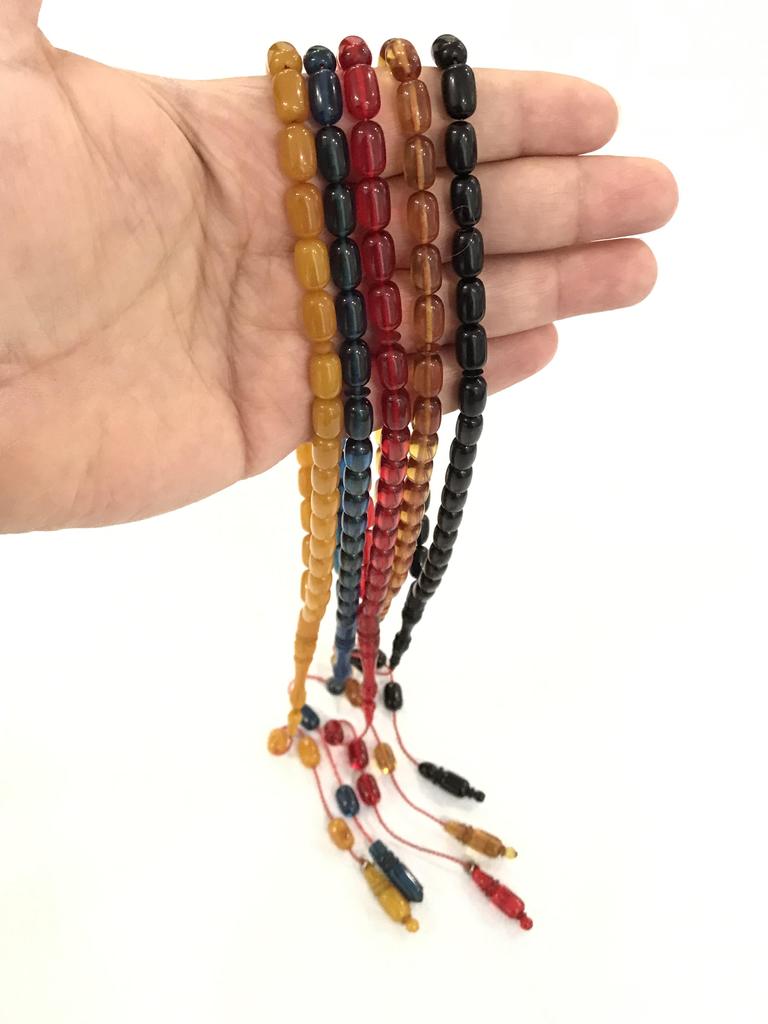 5 шт. огненно-янтарные систематические четки, подарок, ювелирный аксессуар, 33 бусины, делающие четки, 5 видов, все в одном