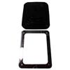 Reliable-For Hurst Rubber Shifter Boot With Chrome Plate 5 5/8 Inch X 6 3/4 Inch Manual Automatic 350