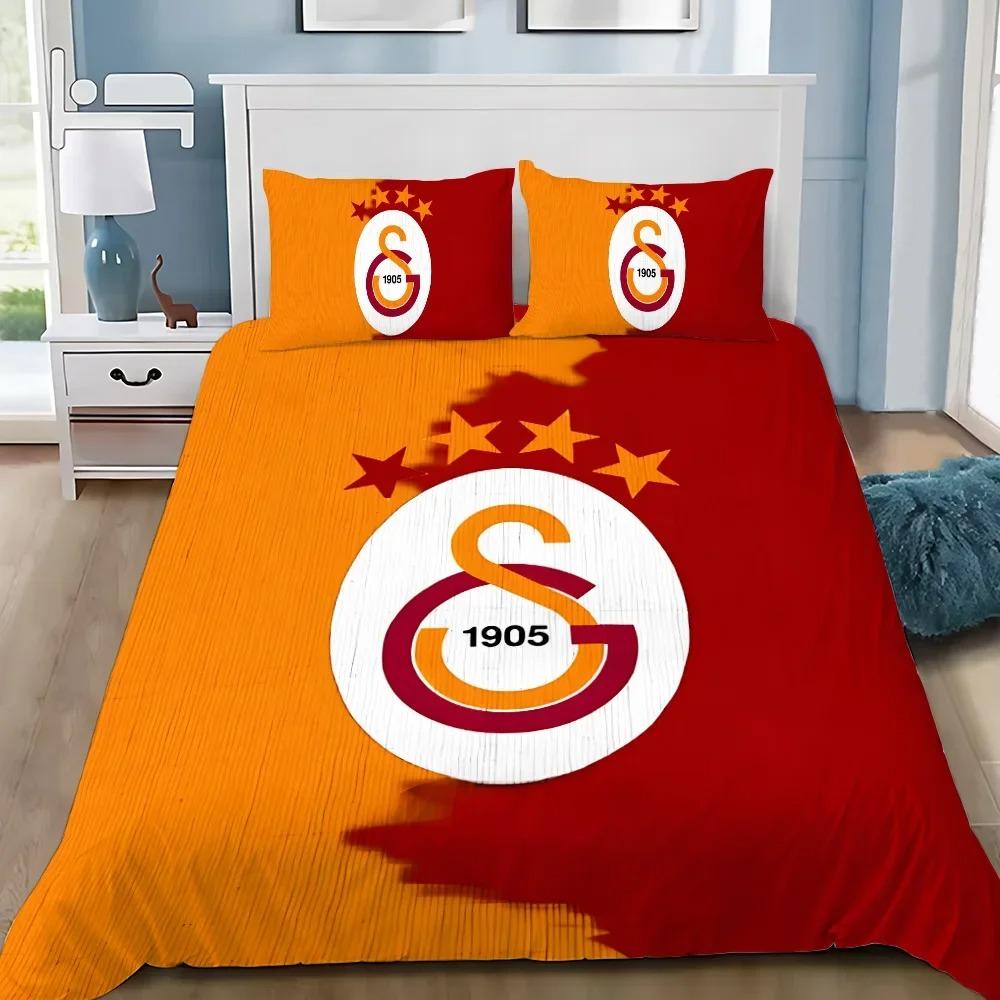 Футбольный клуб G-Galatasarays Постельное белье Мягкое покрывало-одеяло С 1/2 наволочками Для детей Взрослых Микрофибра Покрывало для одеяла